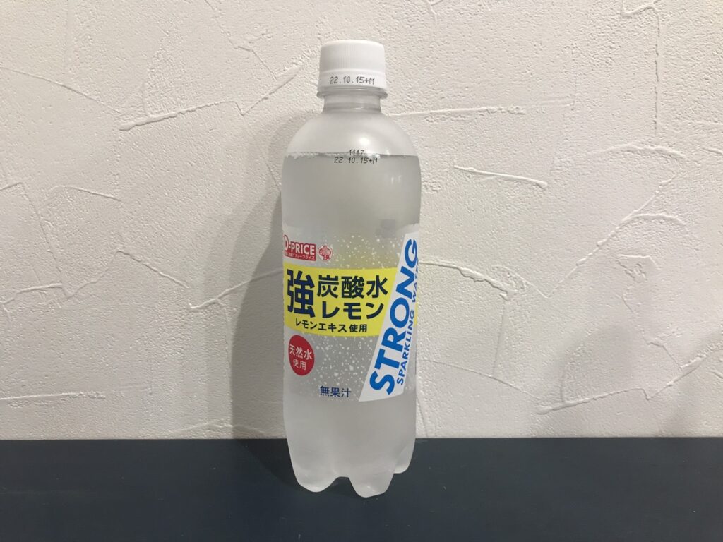 D-PRICE 強炭酸水 レモン (500ml)